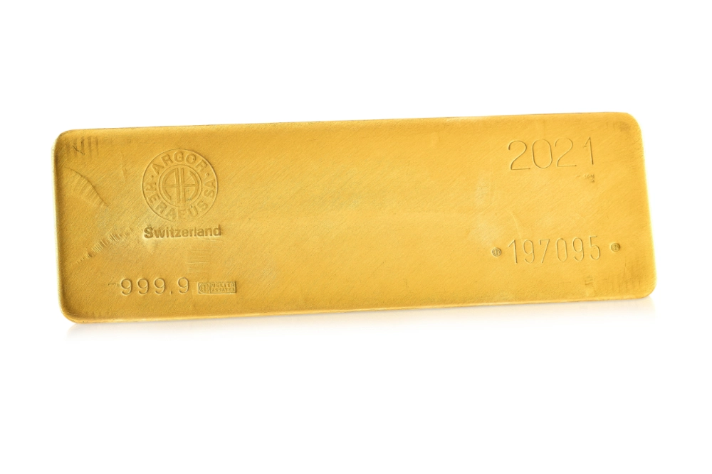 Lingot Good Delivery (400 oz) — fonderie Argor-Heraeus
